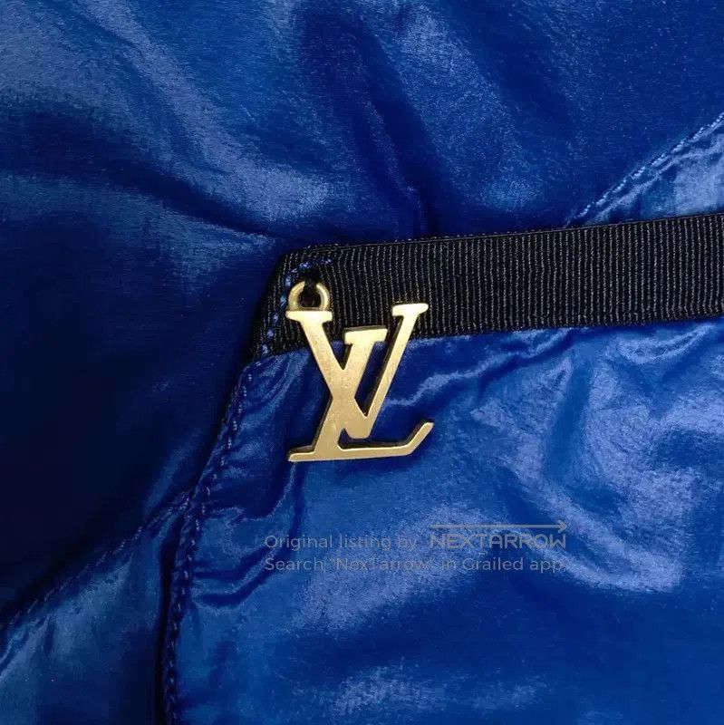 Louis Vuitton Louis Vuitton Women's Blue Cotton Puffer Jacket . Size S / US 4 / IT 40 - 5 Thumbnail
