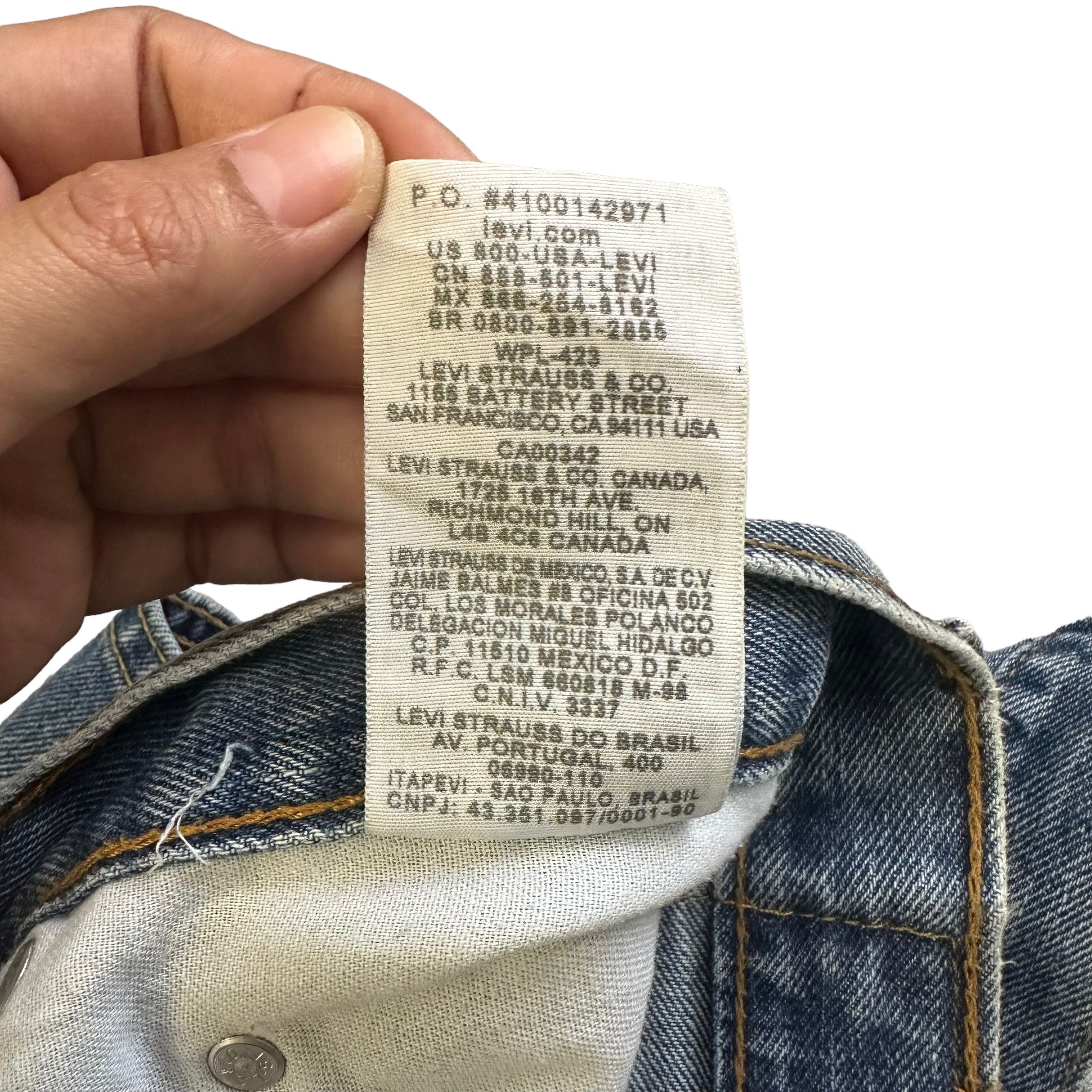 Levi's LEVIS 550 WASHED DENIM PANT SIZE 50X30 #8515-012 Size US 44 / EU 60 - 11 Thumbnail