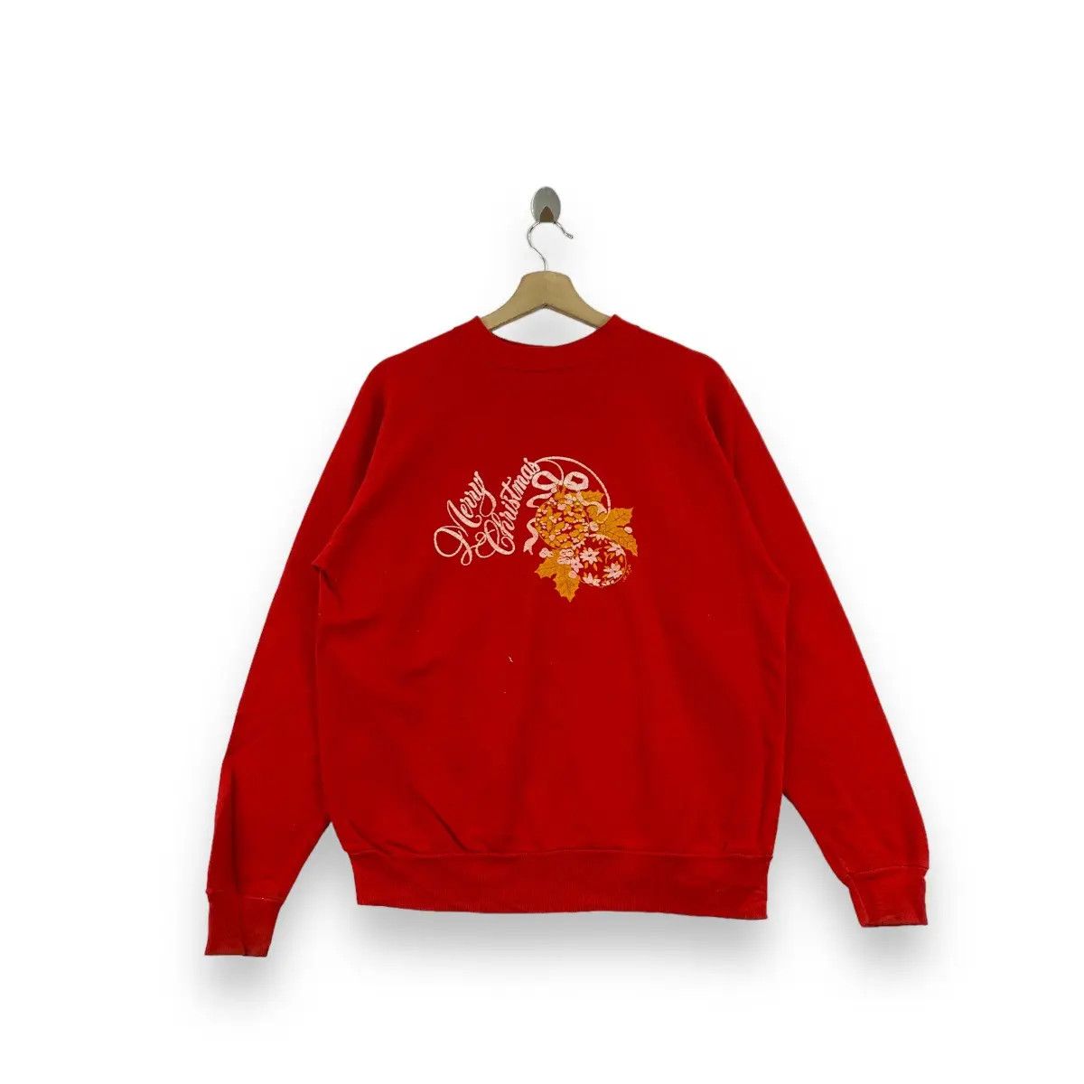 Vintage Vintage 80’ MERRY CHRISTMAS Festive Made In USA Size US L / EU 52-54 / 3 - 1 Thumbnail
