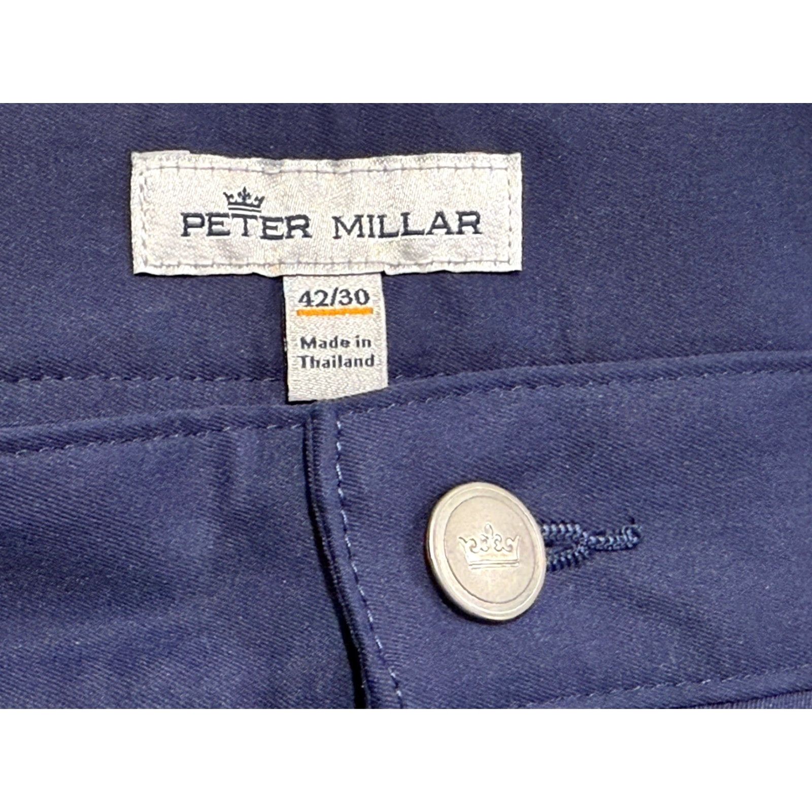 Peter Millar VINTAGE: No — Peter Millar Pants Men 42x30 Blue EB66 Performance Five Pocket Golf Shirt/Hoodie/etc Size US 42 / EU 58 - 4 Thumbnail