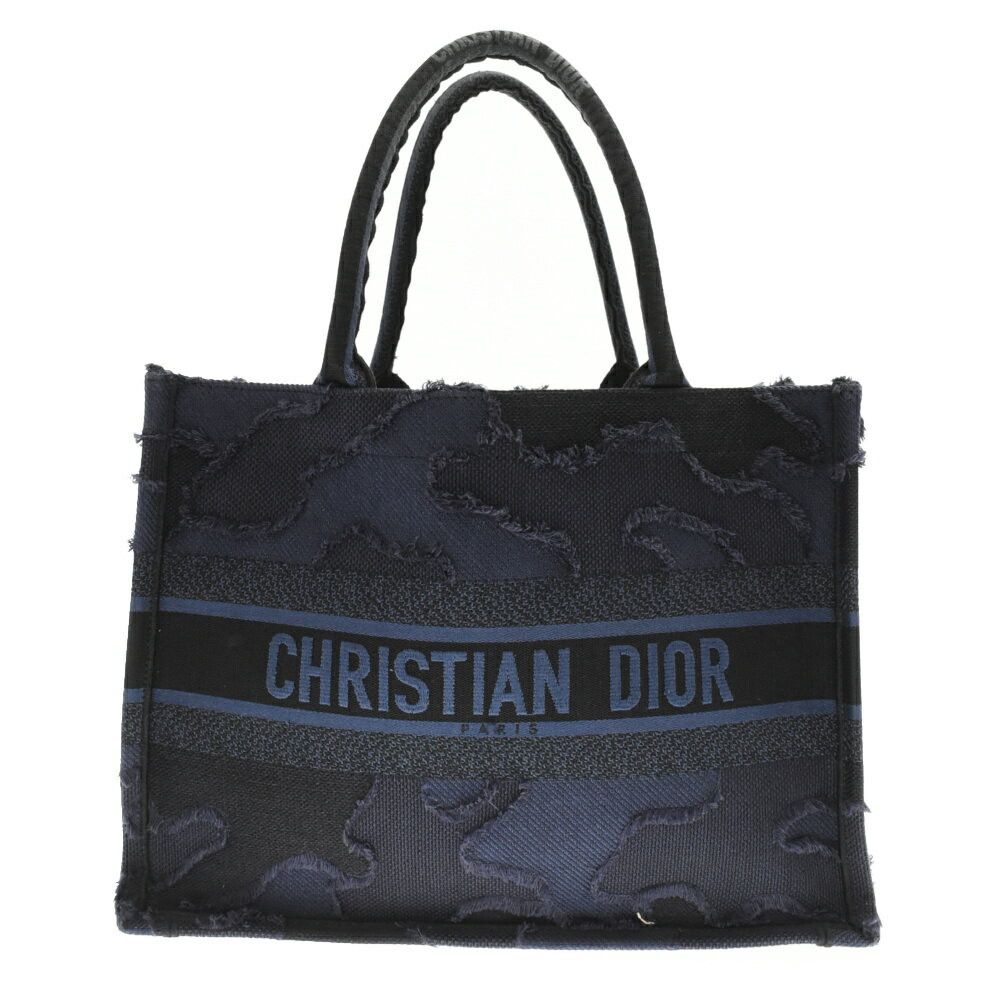 Dior Medium Book Tote Toile Jouy Handbag Navy