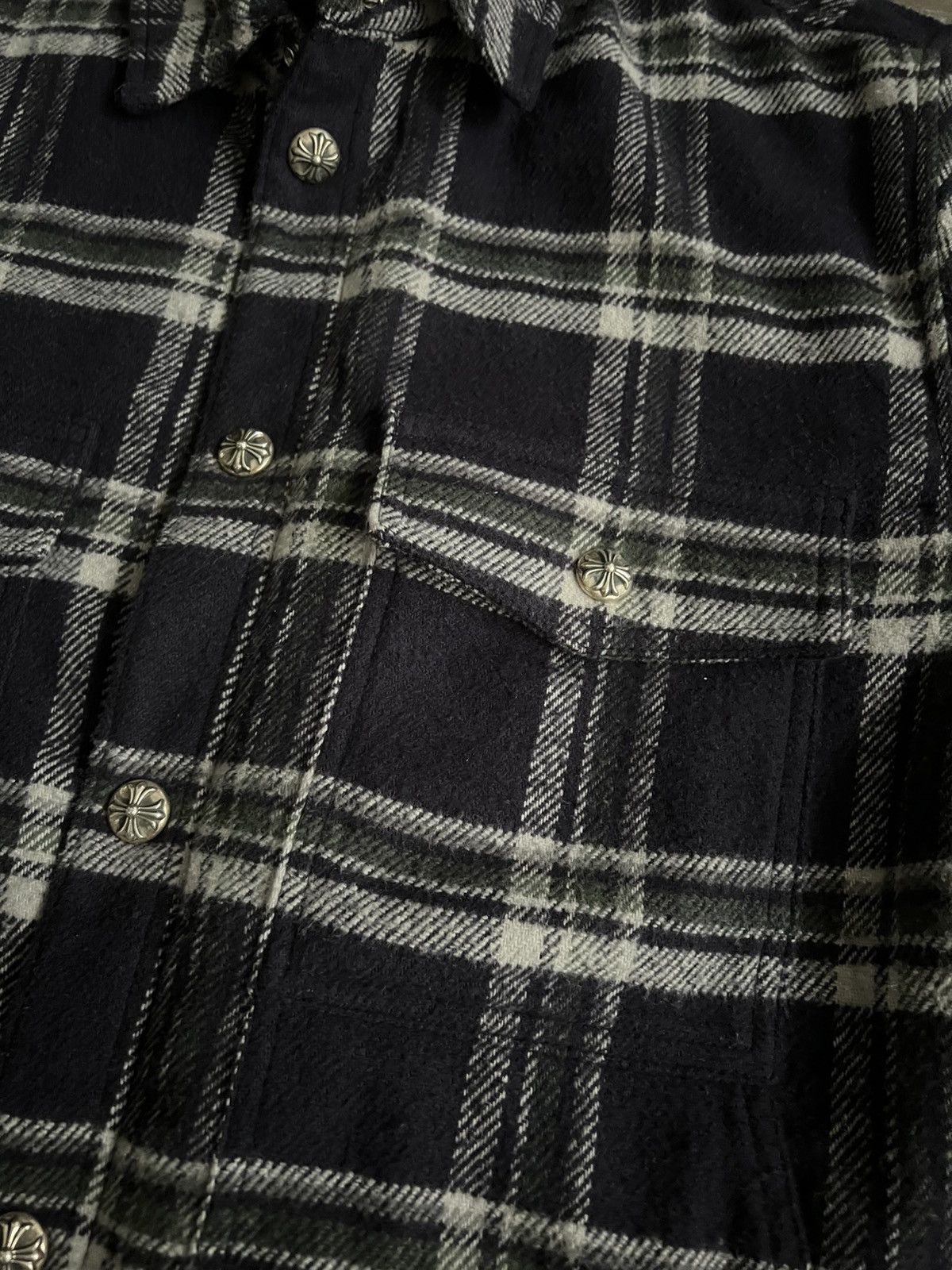 Chrome Hearts Work Dog Lined Flannel Button Up Jacket Size US L / EU 52-54 / 3 - 2 Thumbnail