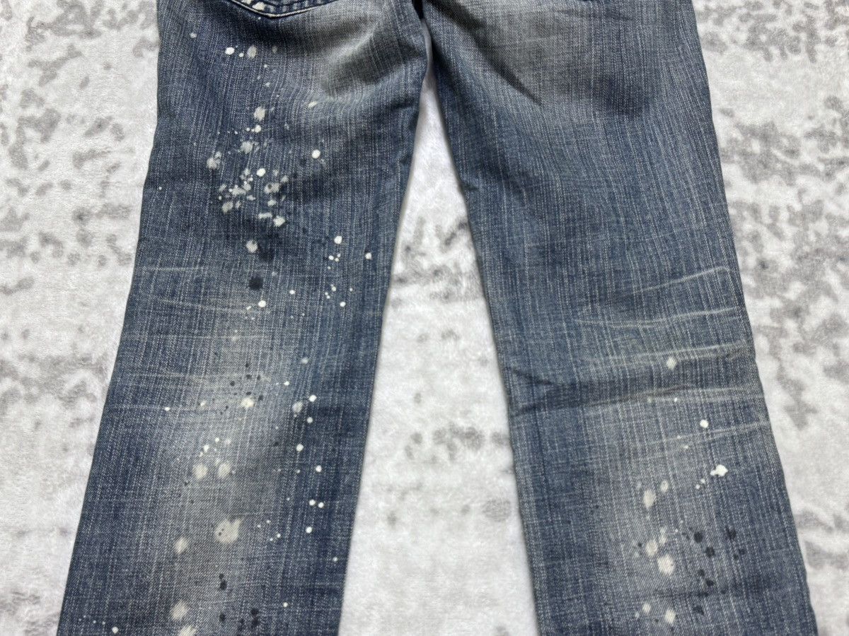 5351 POUR LES FEMMES Archive 5351 Pour Les Fammes Distressed Slim Biker jeans Size 26" / US 2 / IT 38 - 12 Thumbnail