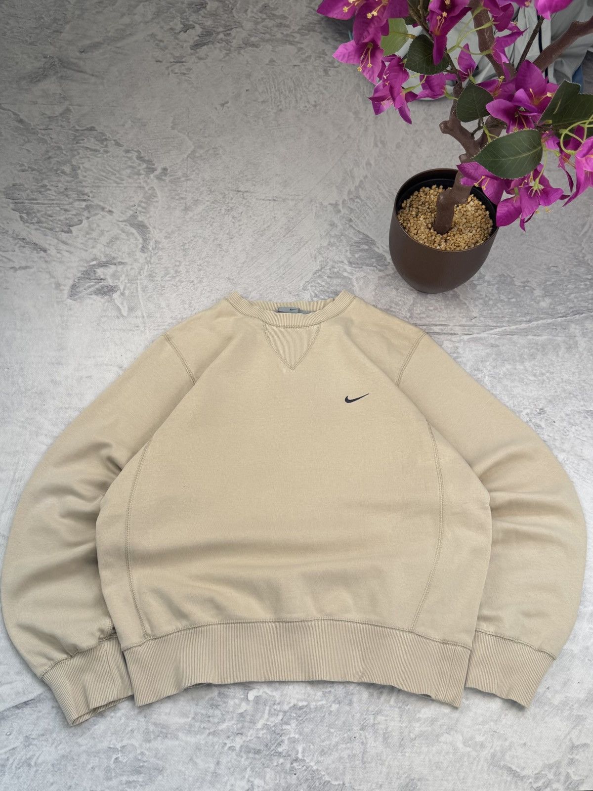 Nike × Vintage NIKE VINTAGE BASIC LOGO OVERSIZE BAGGY FIT SWEATSHIRT Size US S / EU 44-46 / 1 - 1 Thumbnail