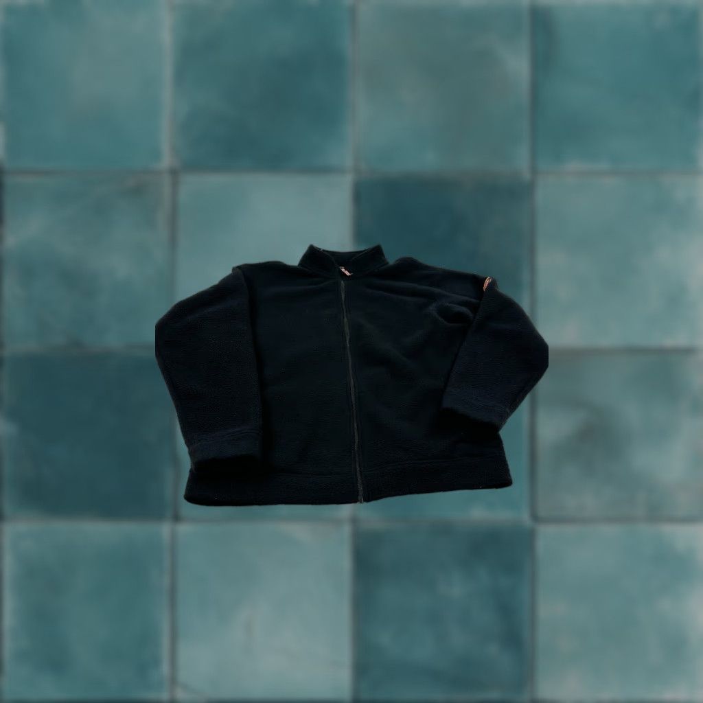 Orvis VINTAGE Orvis Jacket Mens XL Black Fleece Heavyweight Full Zip Pocket Stand-Up Collar Regular Fit Short Coat/Outerwear Size US XL / EU 56 / 4 - 1 Thumbnail