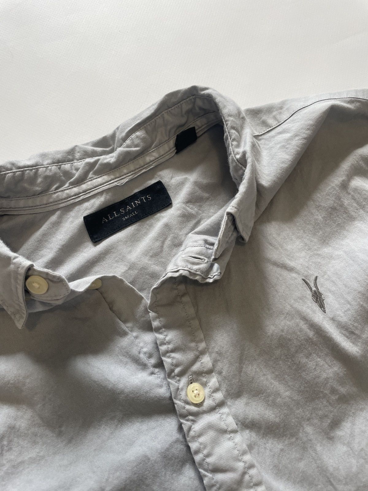 Allsaints AllSaints "Redondo Slim Fit Shirt Minimalist Indie Aesthetic Size US S / EU 44-46 / 1 - 6 Thumbnail