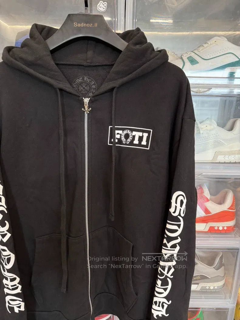 Chrome Hearts CHROME HEARTS Size M Foti family zipper hoodie Size US M / EU 48-50 / 2 - 2 Thumbnail