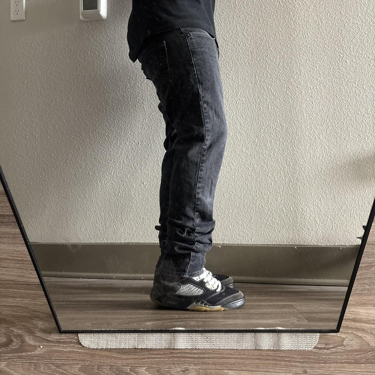 Vintage Crazy Vintage Y2K/2000s Grunge Black Denim Jeans! 30x32 Size US 30 / EU 46 - 2 Thumbnail