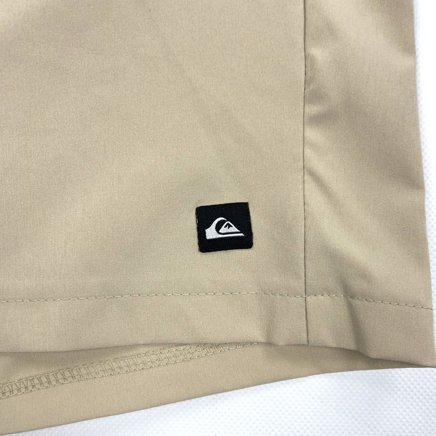 Quiksilver Quiksilver Men's Khaki Flat Front Performance Hybrid Shorts Size 34 Stretch Chino Casual Golf Travel Everyday Winter Size US 34 / EU 50 - 4 Thumbnail