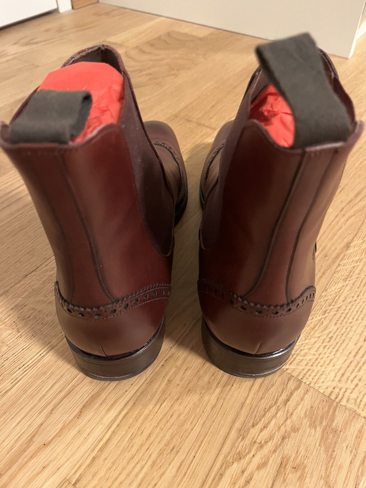 Carmina Burgundy Rain Chelsea Size US 6 / EU 39 - 4 Thumbnail