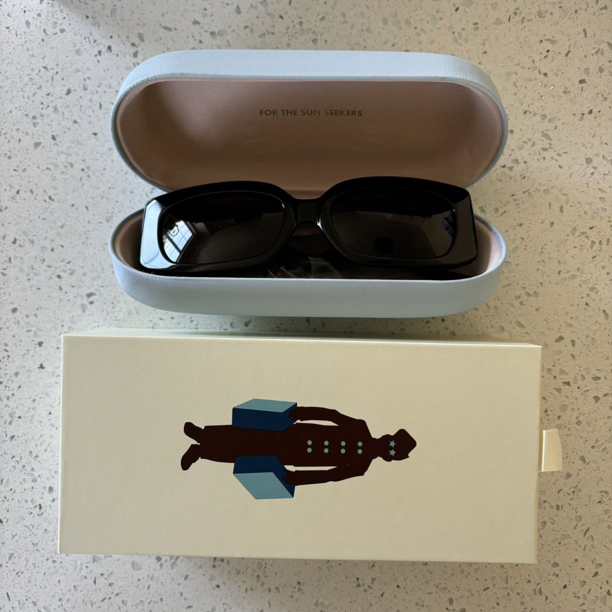 Golf Wang × Golf le Fleur Sunseeker Rectangular Acetate Sunglasses