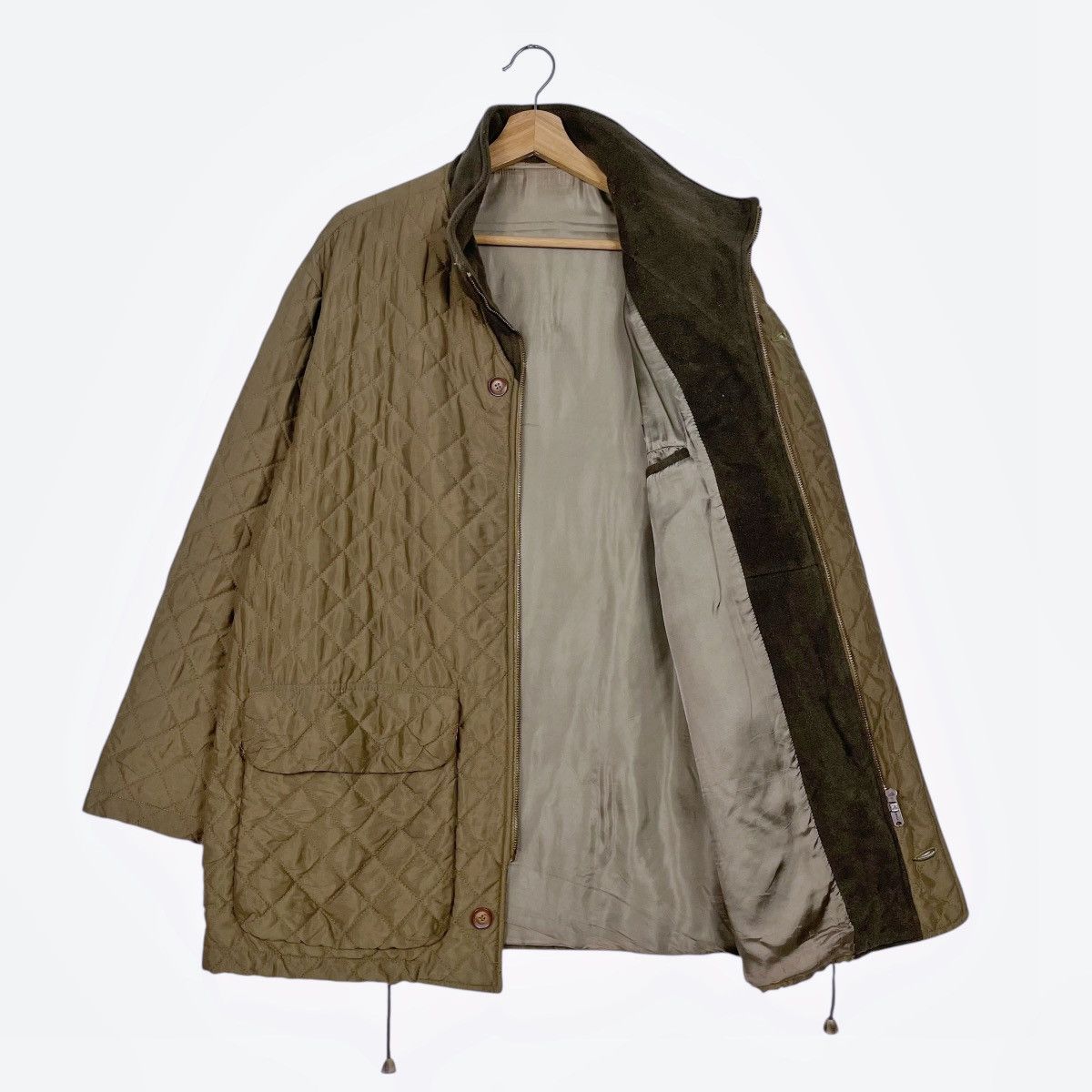 Adolfo Dominguez Adolfo Dominguez Quilted Jacket Size US L / EU 52-54 / 3 - 9 Thumbnail