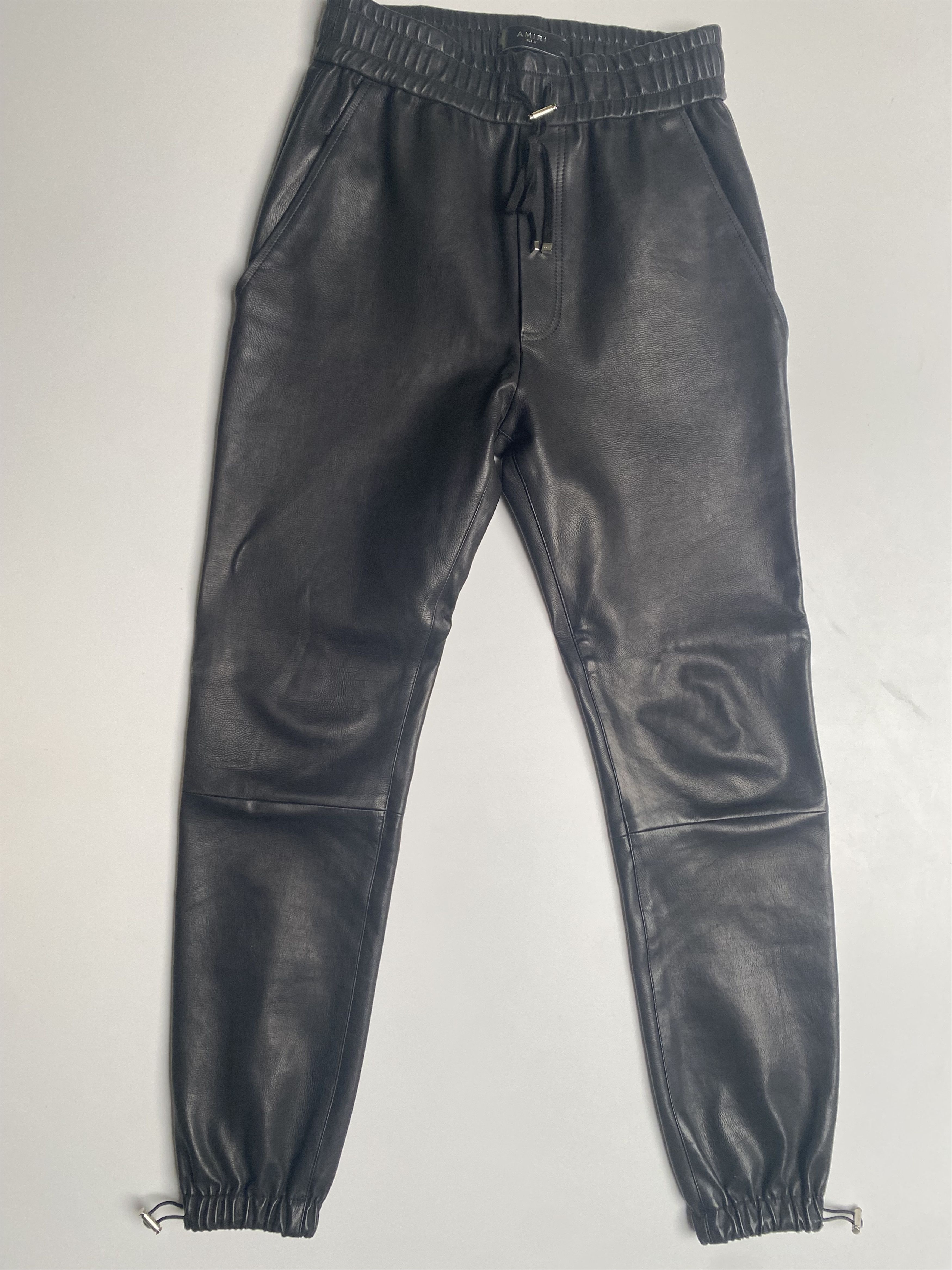 Amiri Amiri Leather Jogging Pant Size US 32 / EU 48 - 1 Thumbnail