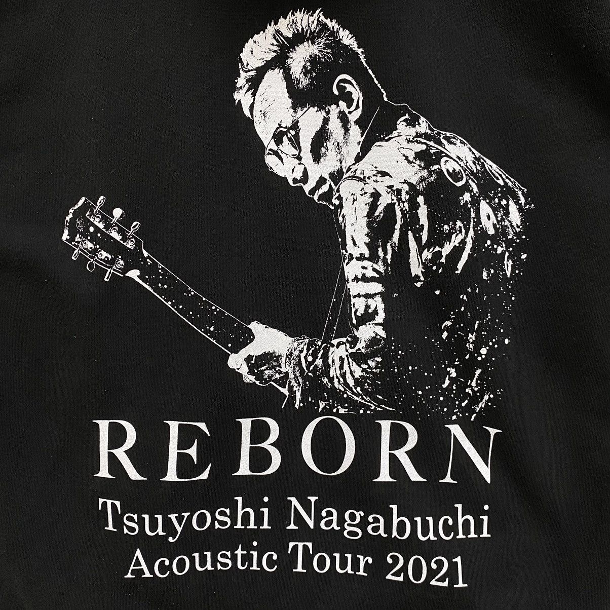 Japanese Brand Tsuyoshi Nagabuchi Reborn Acoustic Tour 2021 Hoodie Merch L Size US L / EU 52-54 / 3 - 7 Thumbnail