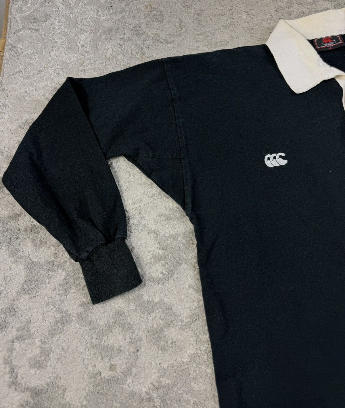Canterbury of New Zealand Rare Jersey Canterbury New Zealand All Blacks 1990 Rugby Size US XL / EU 56 / 4 - 3 Thumbnail