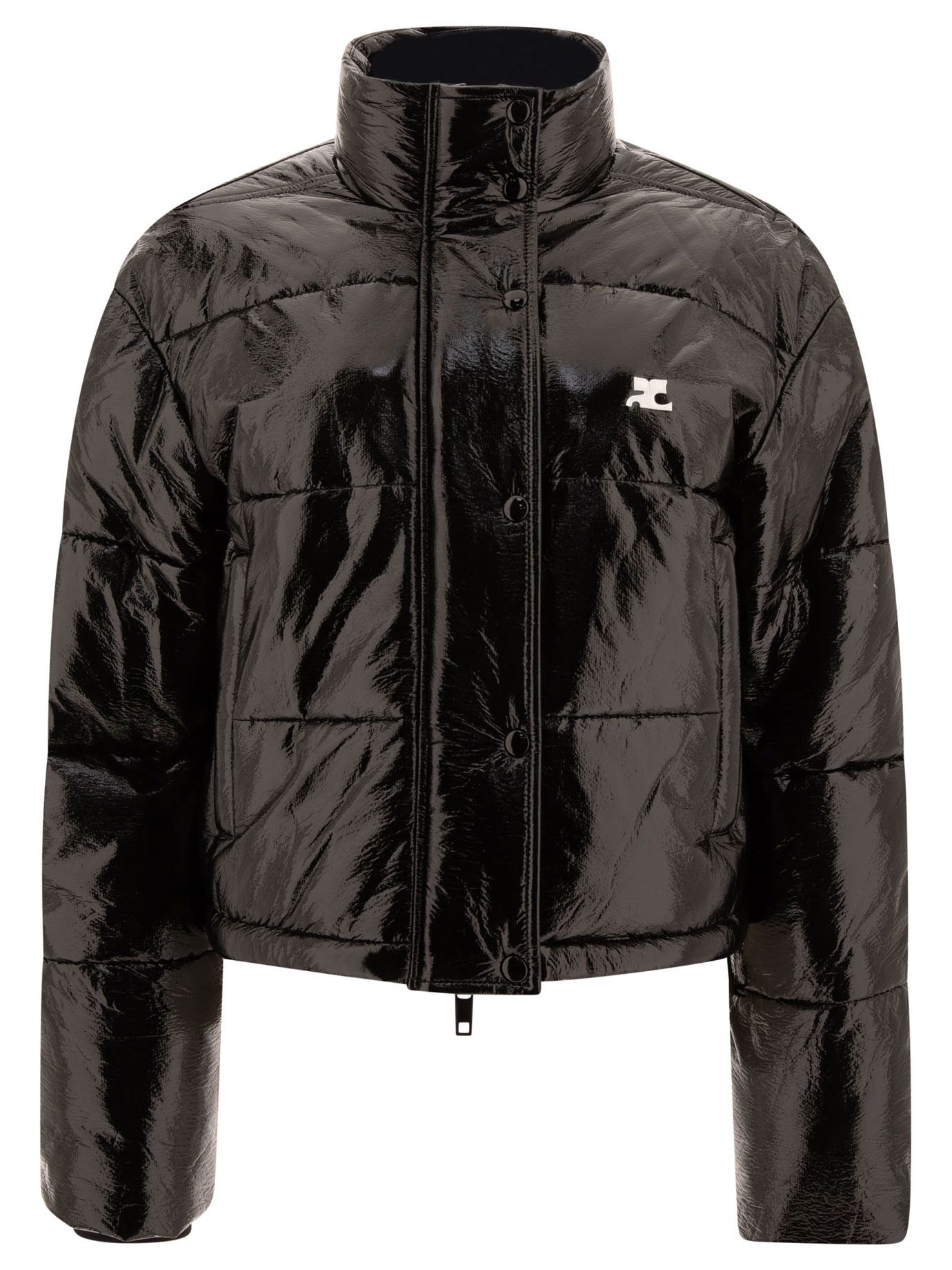 Courreges Vinyl Puffer Jacket Size S / US 4 / IT 40 - 1 Thumbnail