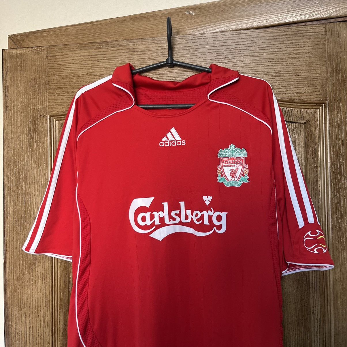 Adidas 2007 Adidas Liverpool Jersey Tshirt Size US L / EU 52-54 / 3 - 3 Thumbnail