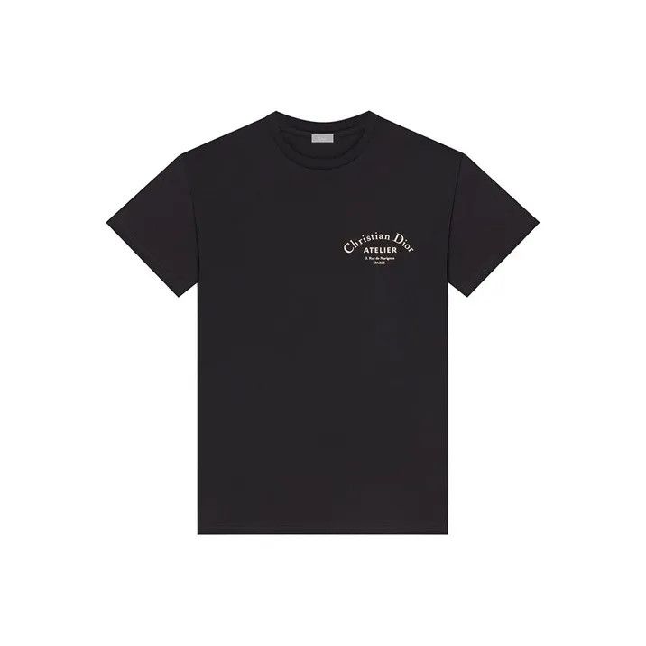 Dior Dior "Christian Atelier" Black Short Sleeve Tee 0079 Size US L / EU 52-54 / 3 - 1 Thumbnail