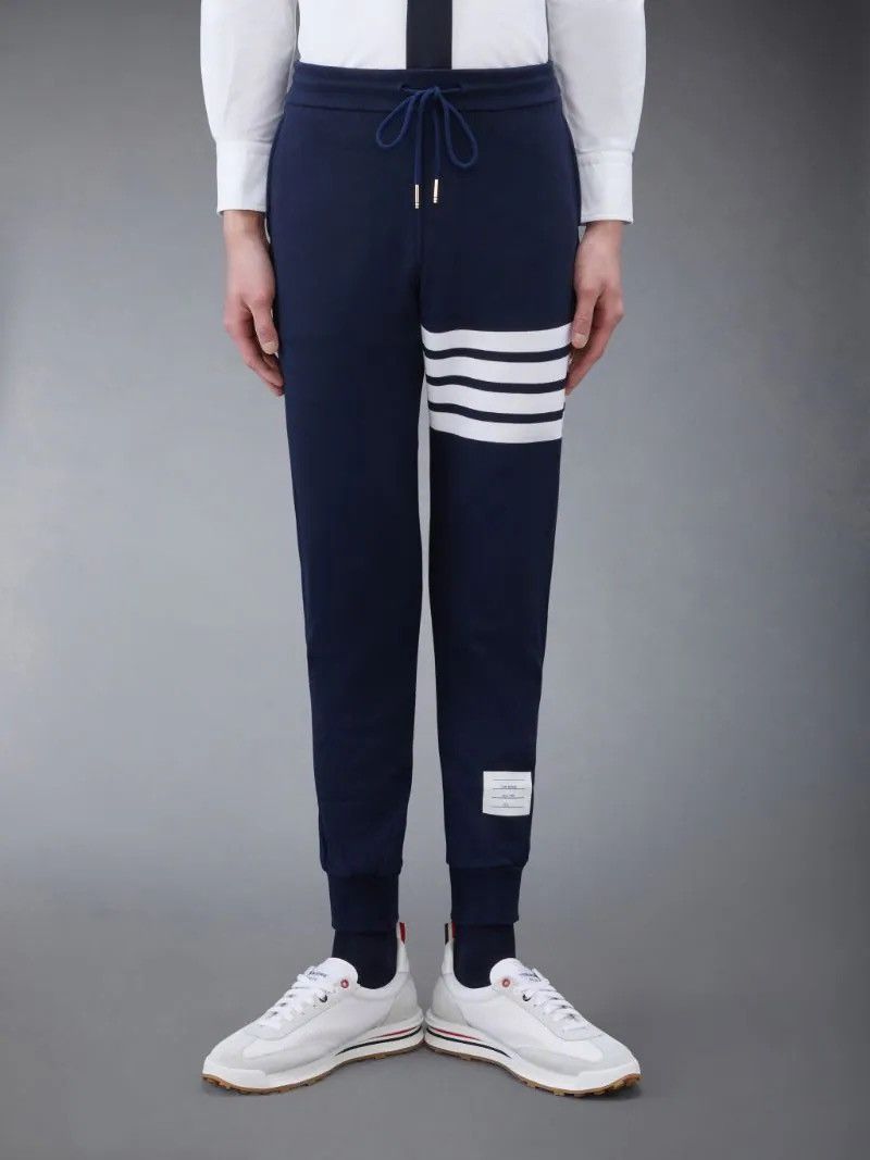 Thom Browne Thom Browne - Classic Loopback 4 Bar Sweatpants Size US 38 / EU 54 - 17 Thumbnail