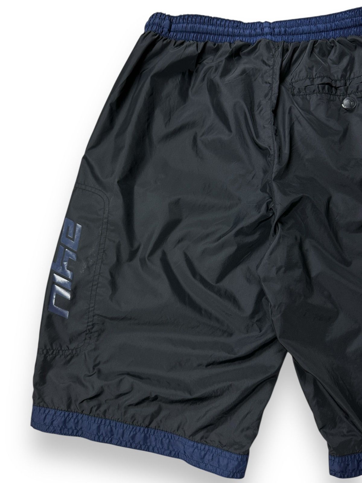 Nike × Vintage Vintage Y2K Nike Big Logo Full Zip Nylon Shorts Size US 32 / EU 48 - 20 Thumbnail