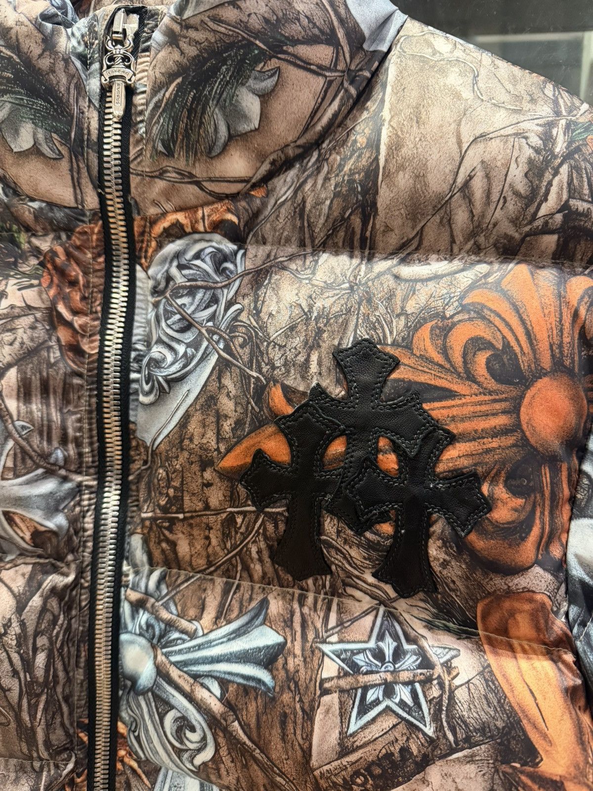 Chrome Hearts × NOCTA × Nike Chrome Hearts Nocta Cross Patch Puffer Jacket Size US M / EU 48-50 / 2 - 2 Thumbnail