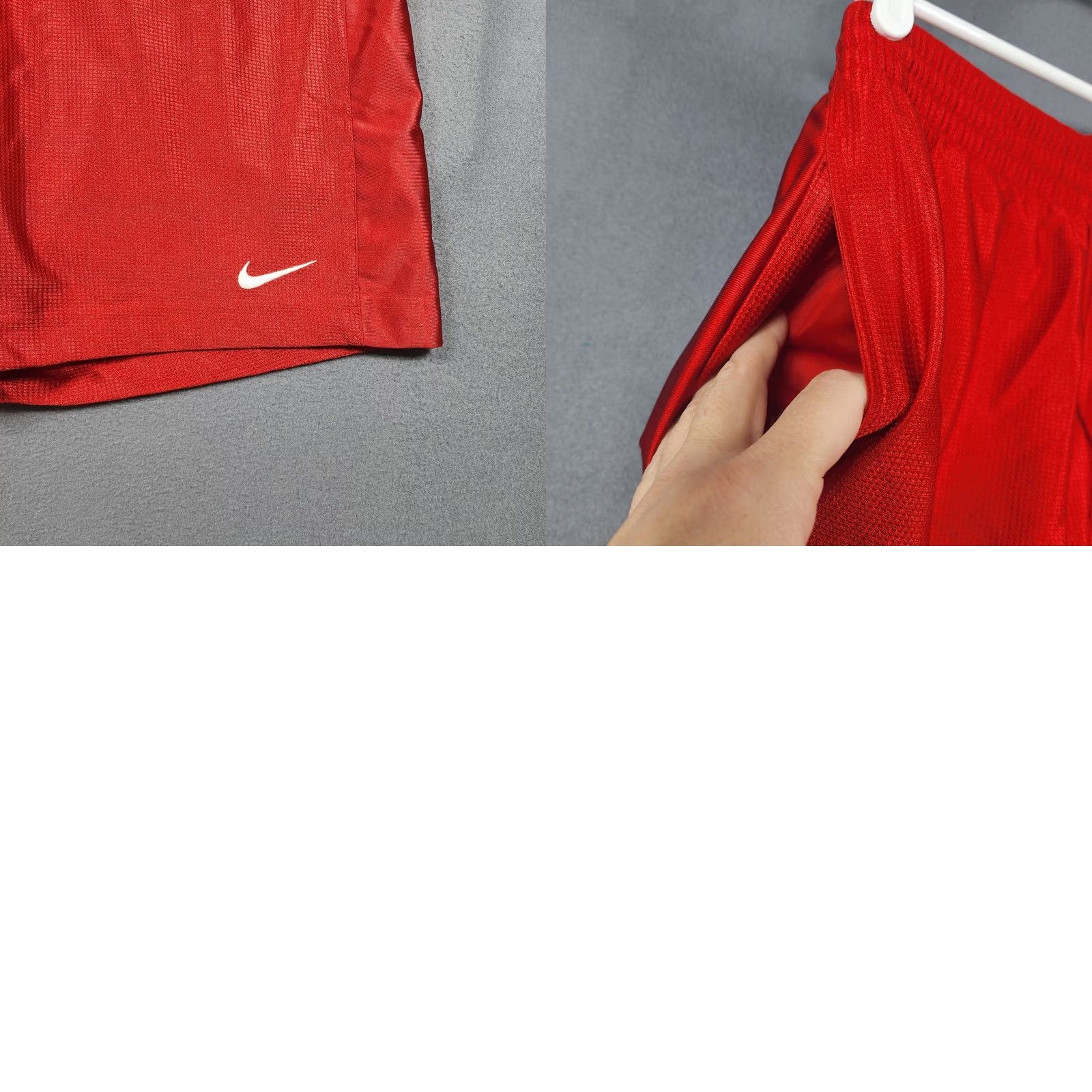Nike VINTAGE Nike Shorts Mens Medium Red Dazzle Baggy Swoosh 90s Basketball Y2K Mens Size US 31 - 8 Thumbnail