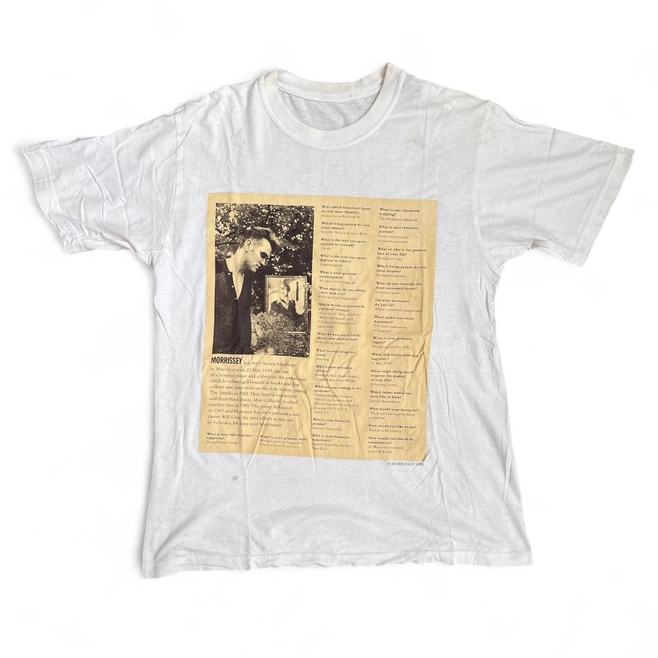 Band Tees Vintage Morrissey 1992 shirt Size US M / EU 48-50 / 2 - 1 Thumbnail
