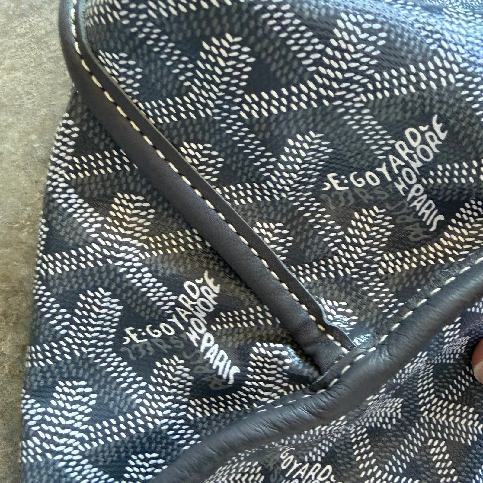 Goyard Goyard Anjou GM Calfskin And Canvas Tote Bag Size ONE SIZE - 22 Thumbnail