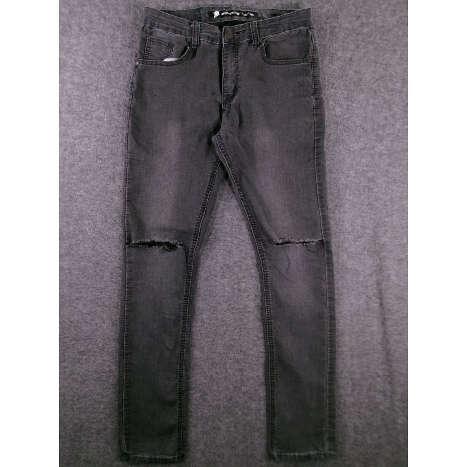 Levi's Levi's Recess Jeans Men 32X32 Black Regular Fit Tapered Dark Wash Distressed Skater 5-Pocket Denim Size US 32 / EU 48 - 2 Thumbnail