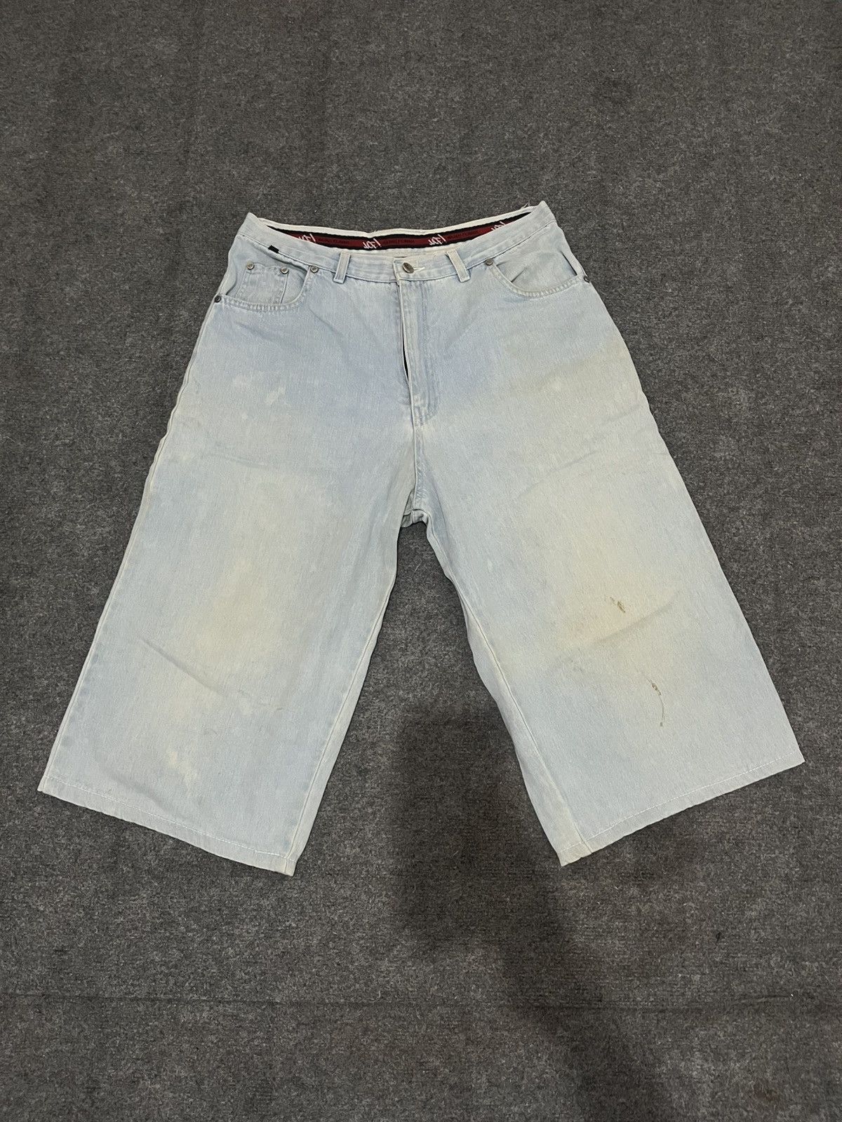 Rap Tees Vintage Majah Flavah Baggy Denim Jorts Y2K Skater Style La Size US 32 / EU 48 - 8 Thumbnail