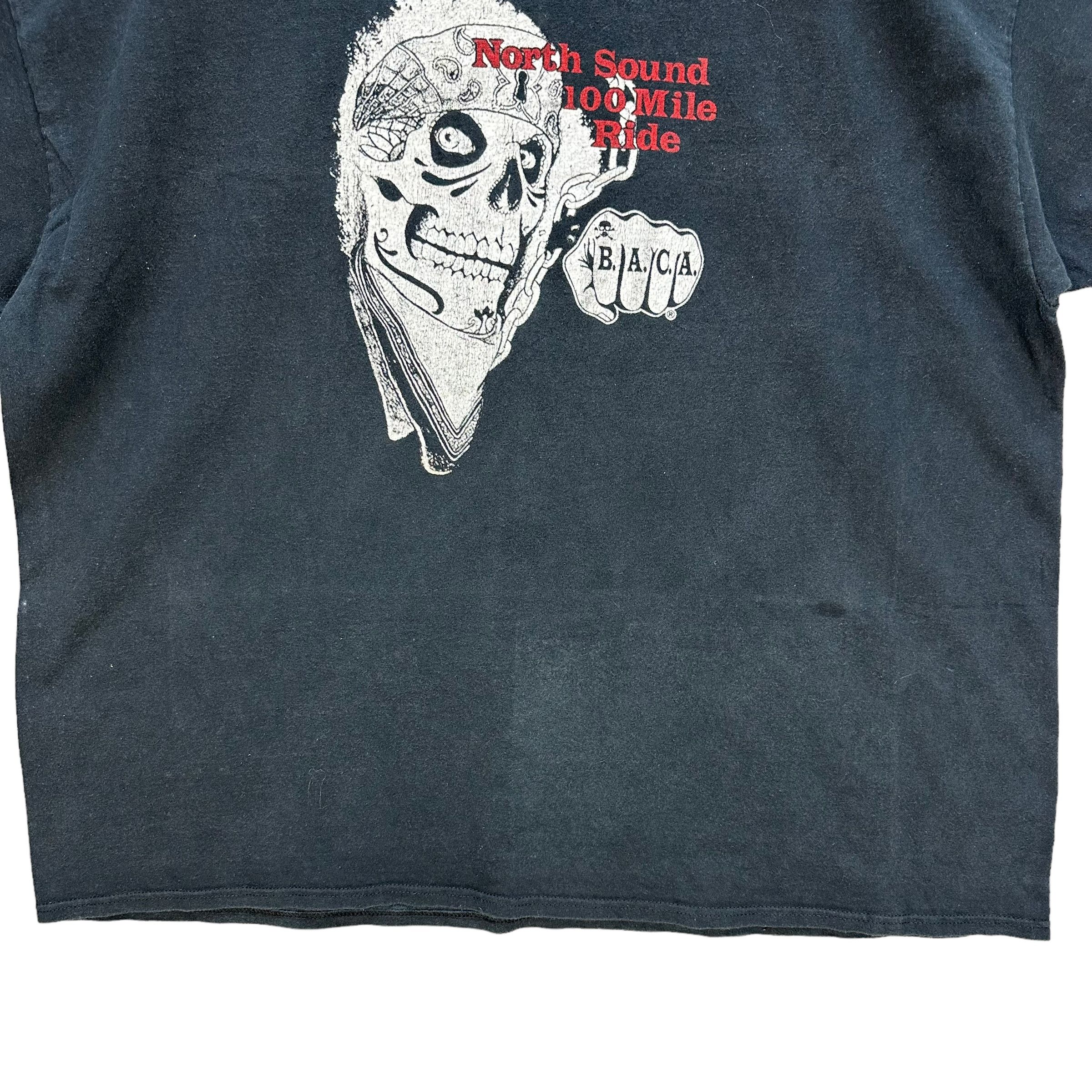 Japanese Brand VINTAGE PORT& COMPANY Skull Big Logo Tees #A6-0144 Size US XXL / EU 58 / 5 - 5 Thumbnail