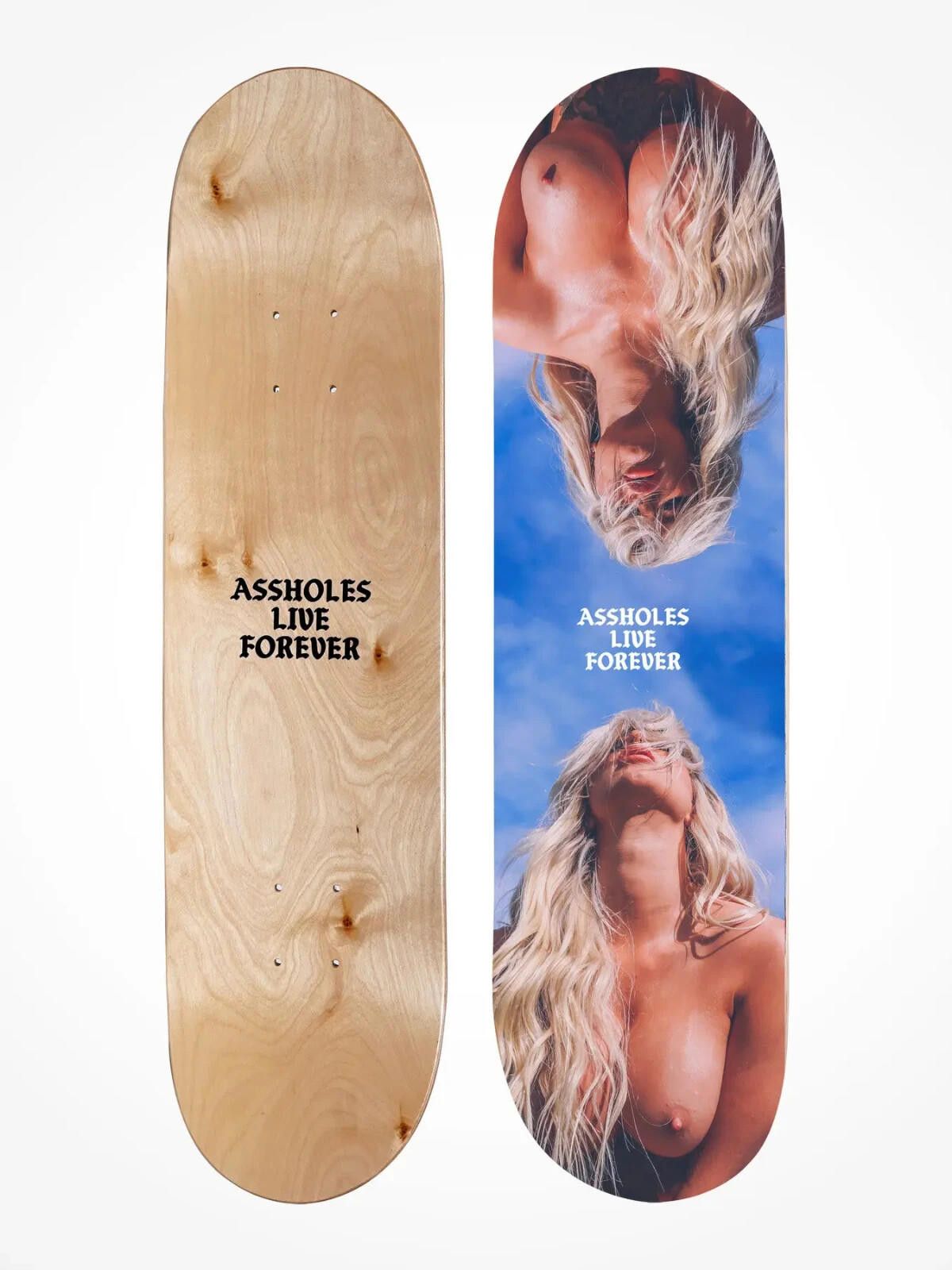 Other A$$holes Live Forever Skateboard 8.0in Deck Linda Finegold Size ONE SIZE - 1 Thumbnail