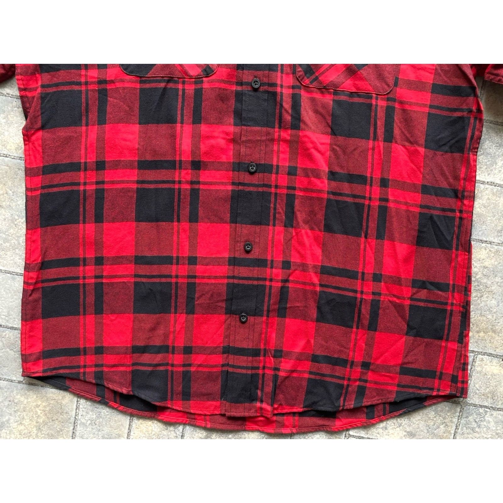 Vintage Blackcraft Cult MENS XL Lilith Red/Black Plaid Flannel Long Sleeve Shirt NEW NWT Size US XL / EU 56 / 4 - 3 Thumbnail