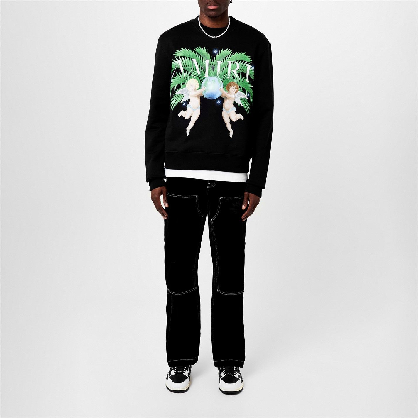 Amiri AMIRI Cherb Crew Sweater Size US L / EU 52-54 / 3 - 4 Thumbnail
