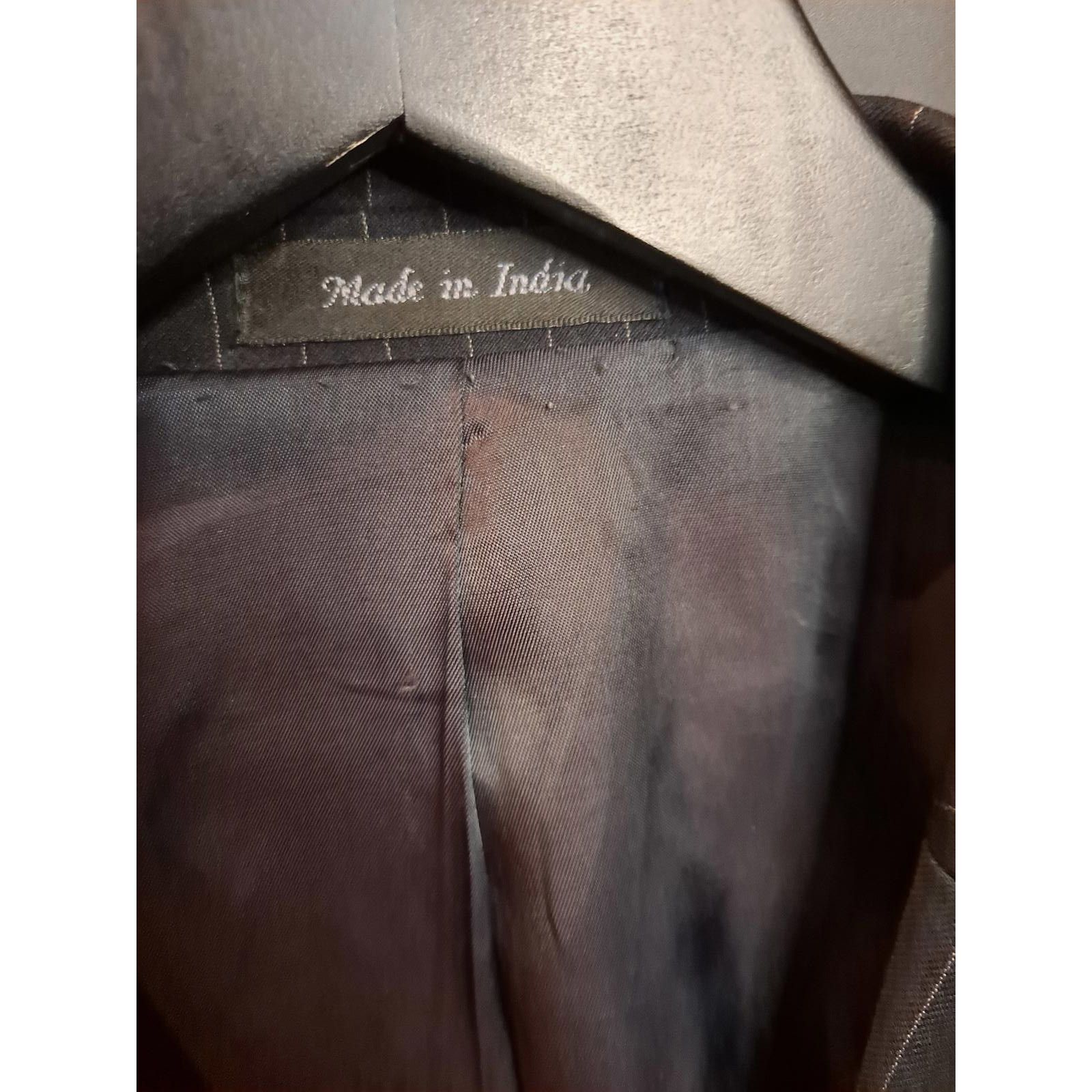 Lauren Ralph Lauren Lauren Ralph Lauren Black Pinstripe 2 Piece Suit Size 44L Size 44R - 4 Thumbnail