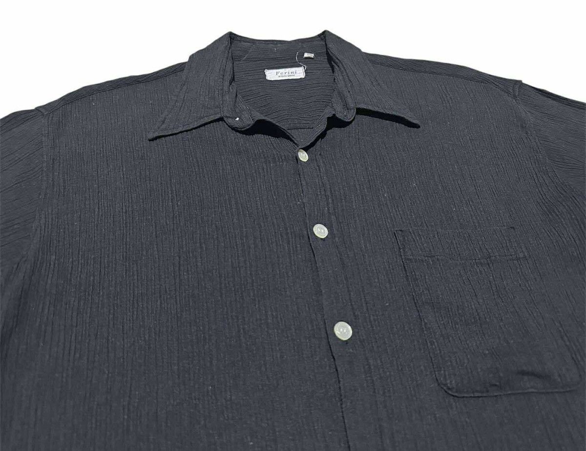 Japanese Brand 🔥Japanese Pleats Open Collar Shirt Issey Miyake Style Size US M / EU 48-50 / 2 - 2 Thumbnail