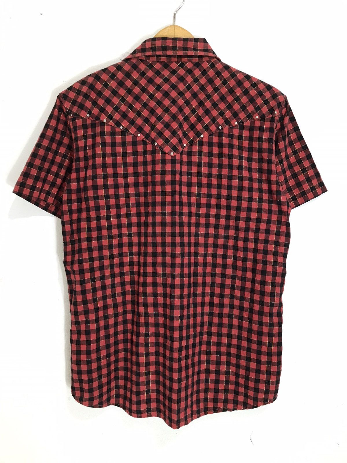 GOA Studded Western checked Shirt studded Punk style Size US M / EU 48-50 / 2 - 3 Thumbnail