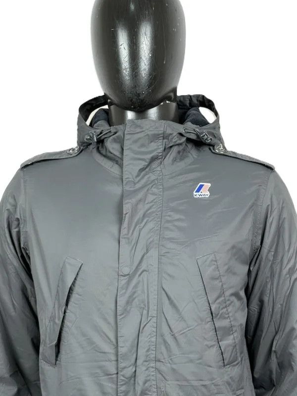 K-Way k-Way Cappotto invernale Grigio Trench Uomo M Size US M / EU 48-50 / 2 - 2 Thumbnail