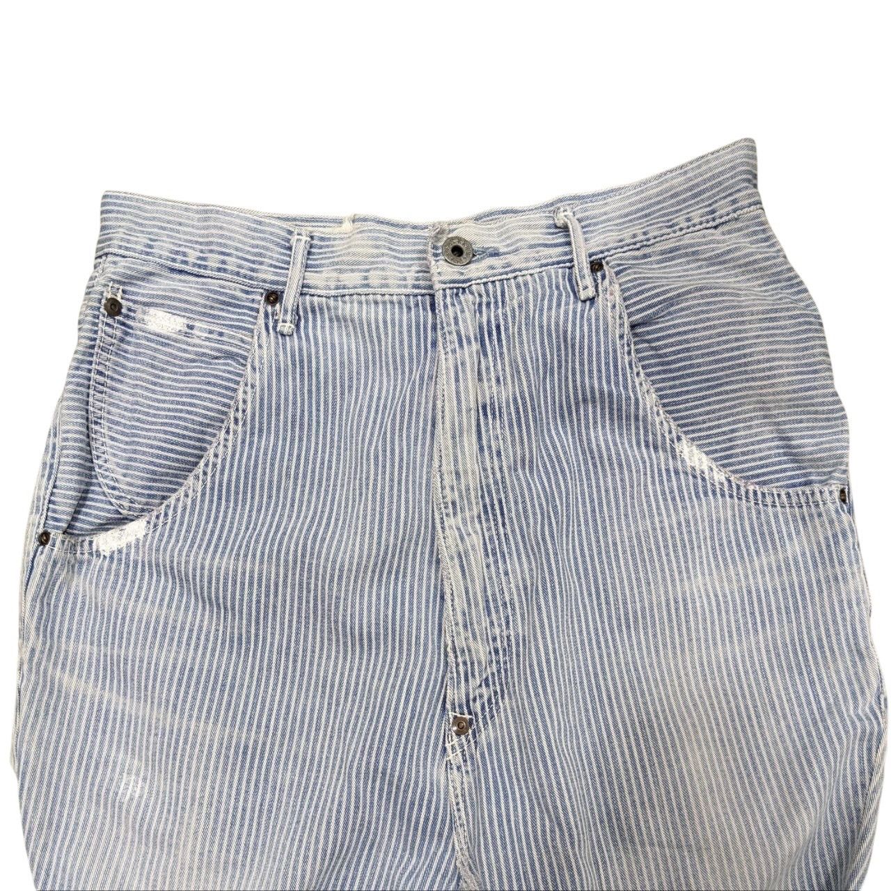 Kapital KAPITAL CENTURY DENIM HICKORY PAINTED 70’sVINTAGE BUCKLEBACK Size US 28 / EU 44 - 9 Thumbnail