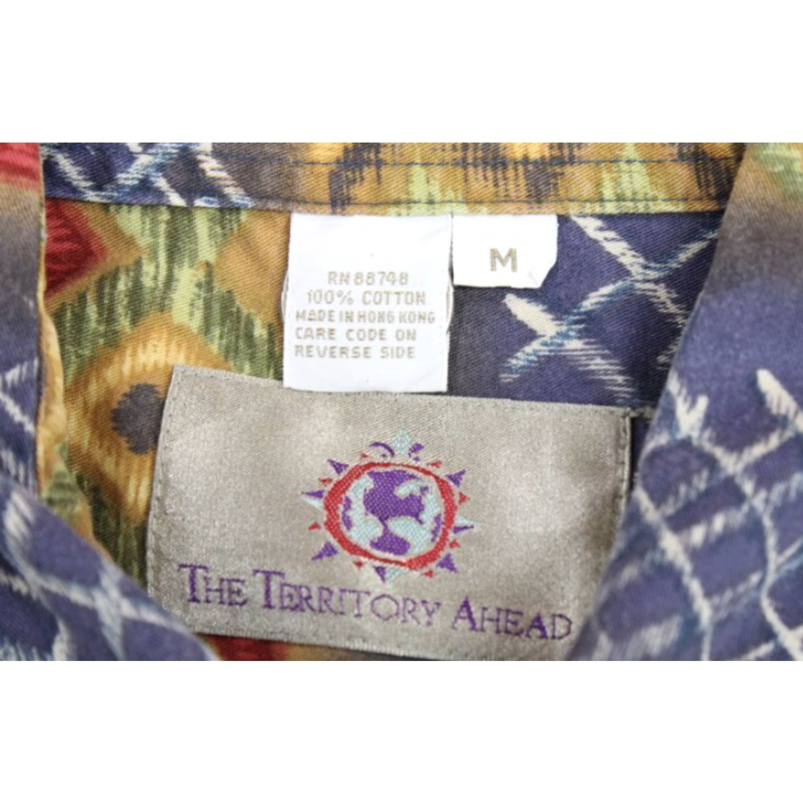 The Territory Ahead VTG The Territory Ahead Shirt Men's M Aztec Western Southwestern Long Sleeve Size US M / EU 48-50 / 2 - 7 Thumbnail