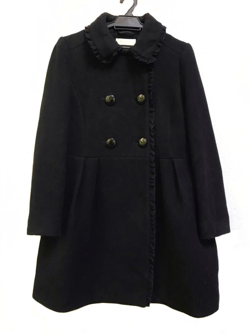 kate spade plaid tie waist coat