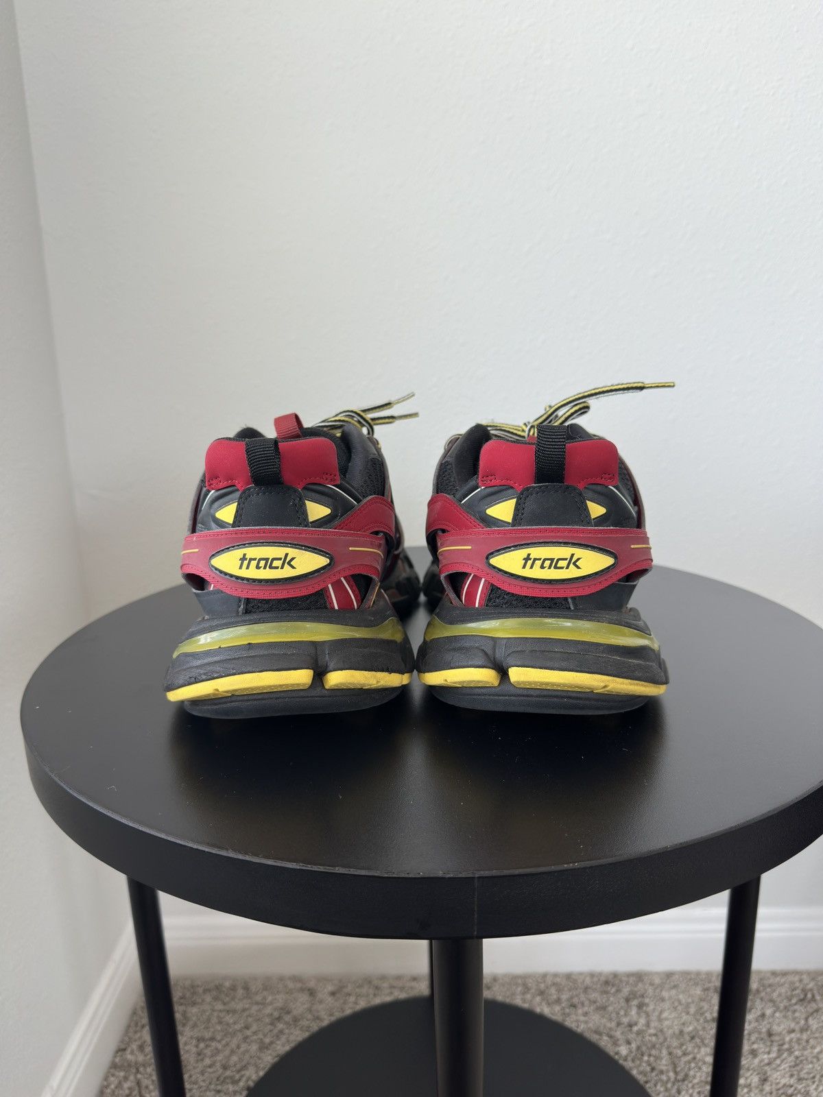 Balenciaga Balenciaga Track 1 Bordeaux/Red/Yellow Size US 9 / EU 42 - 4 Thumbnail