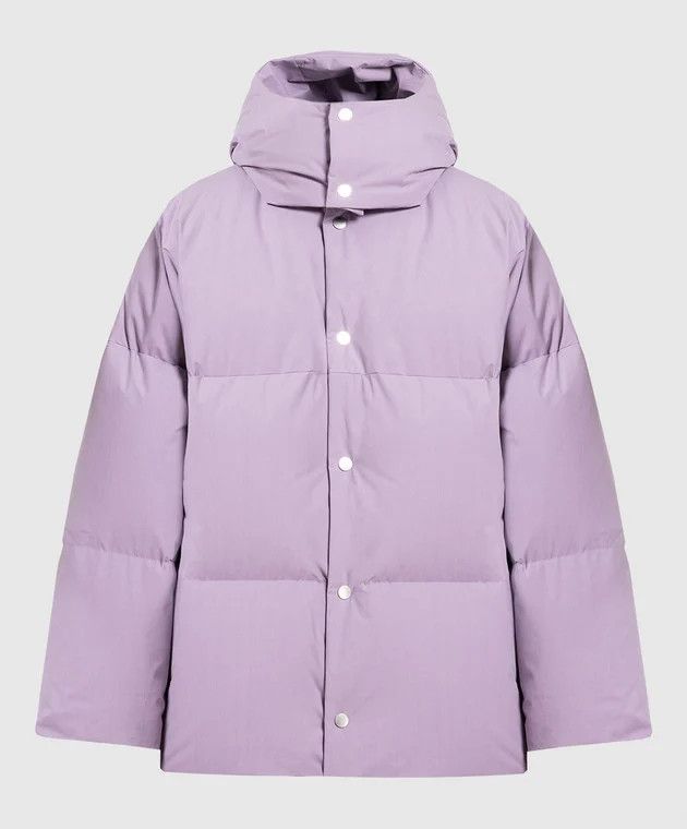 image of Bottega Veneta O1Loc1C0324 708191 Puffer Jackets In Purple, Women's (Size Medium)