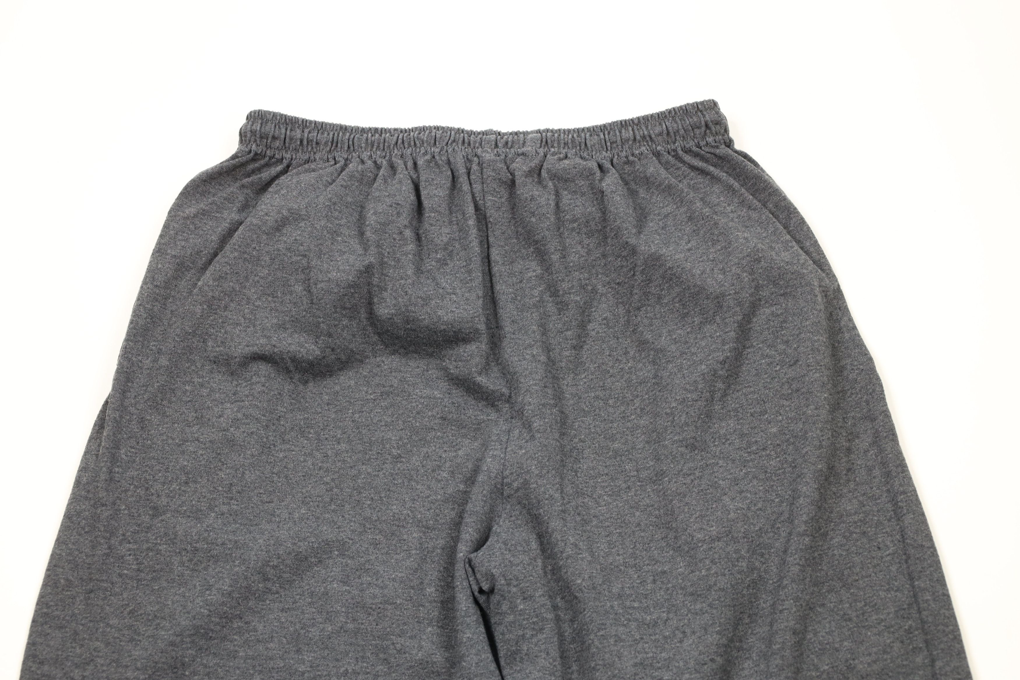Russell Athletic × Vintage Vintage 90s Russell Athletic Lightweight Wide Leg Pants Gray Size US 34 / EU 50 - 9 Thumbnail