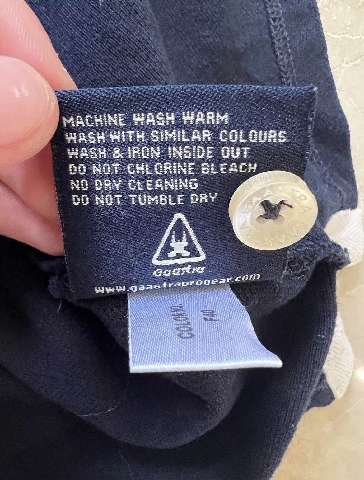 Vintage VTG Polo shirt Gaastra Dark Blue Olympic Classes Spain Team Size US M / EU 48-50 / 2 - 8 Thumbnail