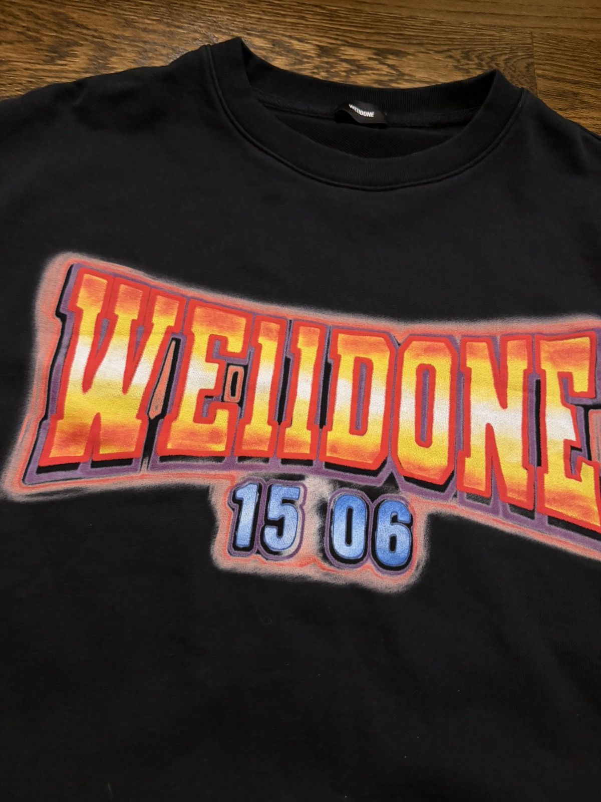 WE11DONE We11Done WELLDONE Logo Crewneck Sweater Size US XL / EU 56 / 4 - 3 Thumbnail