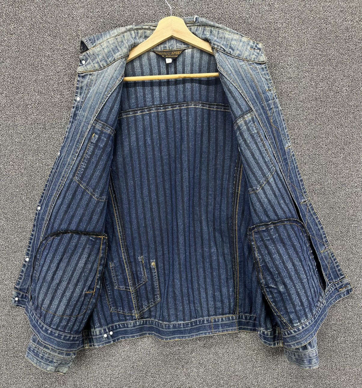 Japanese Brand Vintage Parto Sport Jeans Rare Design Denim Jacket Size US XL / EU 56 / 4 - 6 Thumbnail