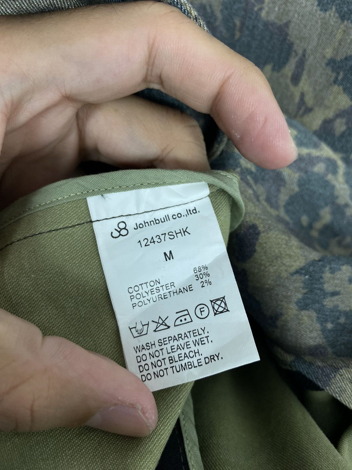 Johnbull Rare‼️ John Bull Camouflage Lapelled Jacket Size US M / EU 48-50 / 2 - 8 Thumbnail