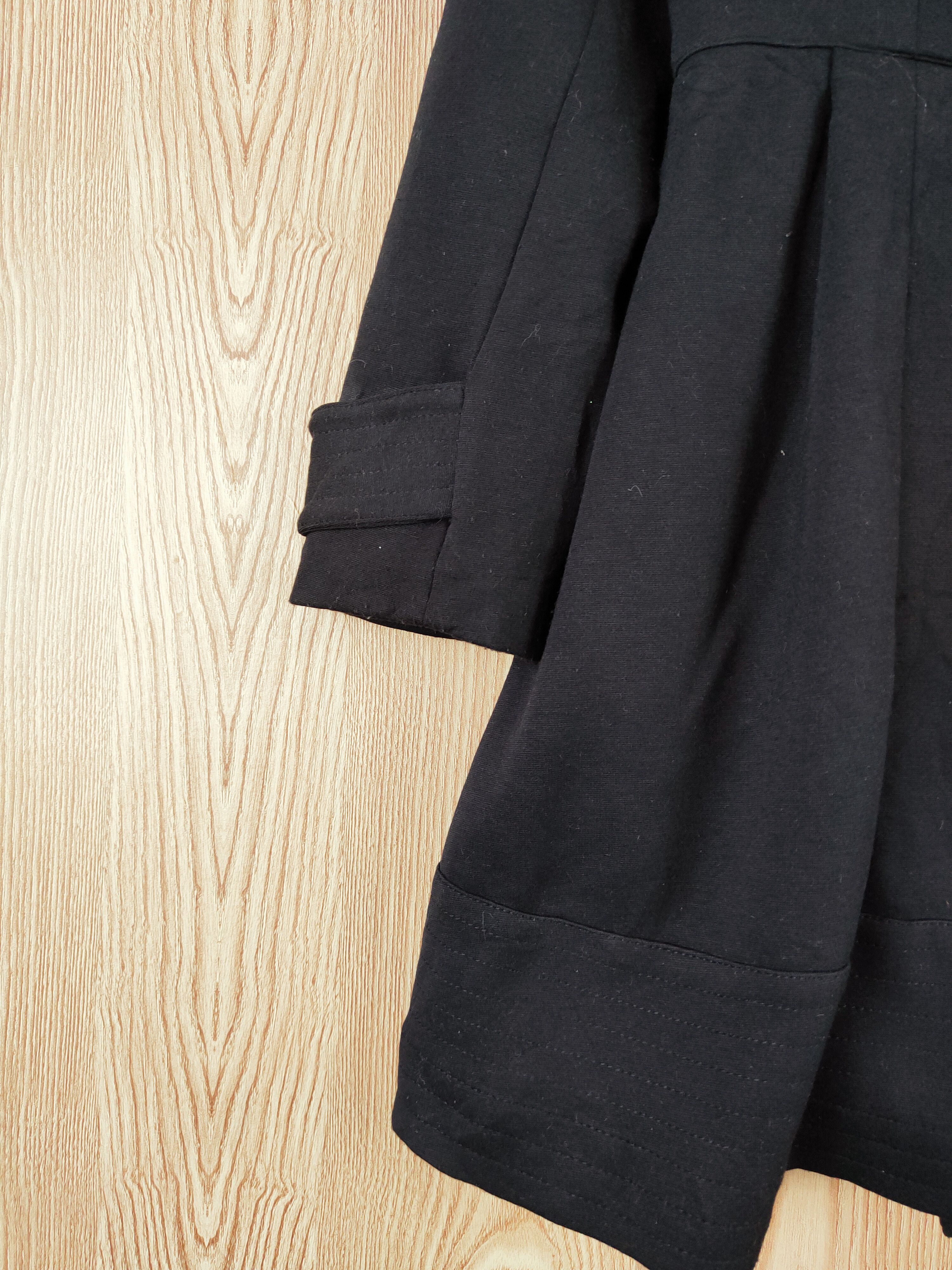 Japanese Brand × Vintage Crazy Angel Black Skirt Coats (Winter Comfortable design) Size L / US 10 / IT 46 - 5 Thumbnail