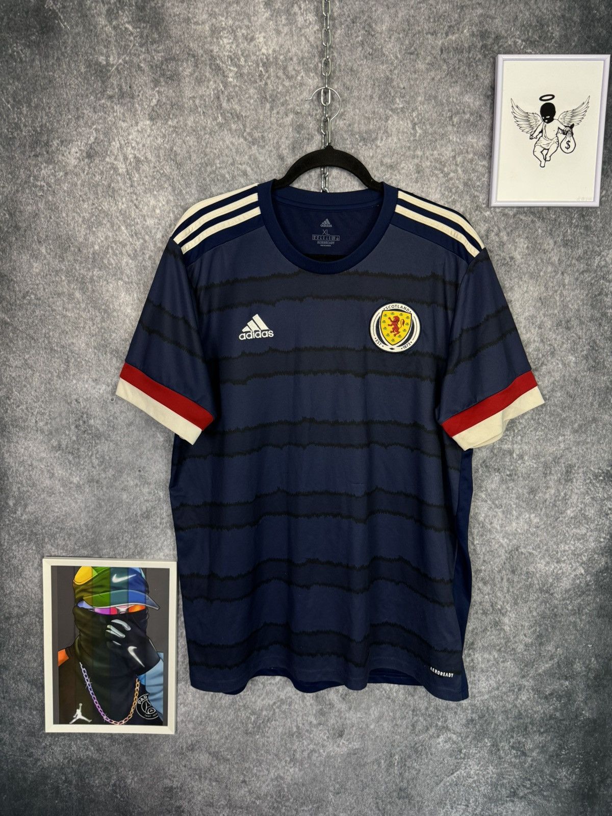 Adidas T-Shirt Adidas Scotland National Team 2020 size XL Jersey Size US XL / EU 56 / 4 - 1 Thumbnail